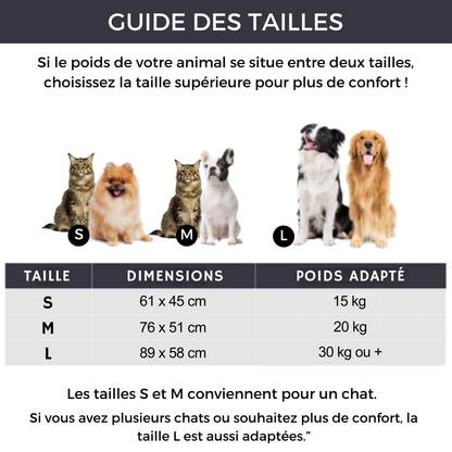 TAPIS AUTO-CHAUFFANT POUR CHIEN ET CHAT - Sans électricité, parfait pour l’hiver.