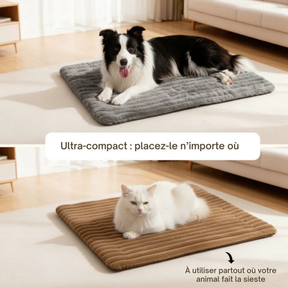 TAPIS AUTO-CHAUFFANT POUR CHIEN ET CHAT - Sans électricité, parfait pour l’hiver.