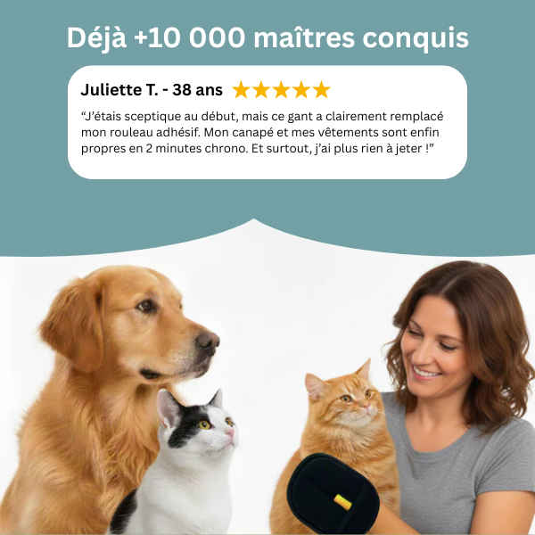 L'Horizon - Gant Anti-Poils Réutilisable & Écologique